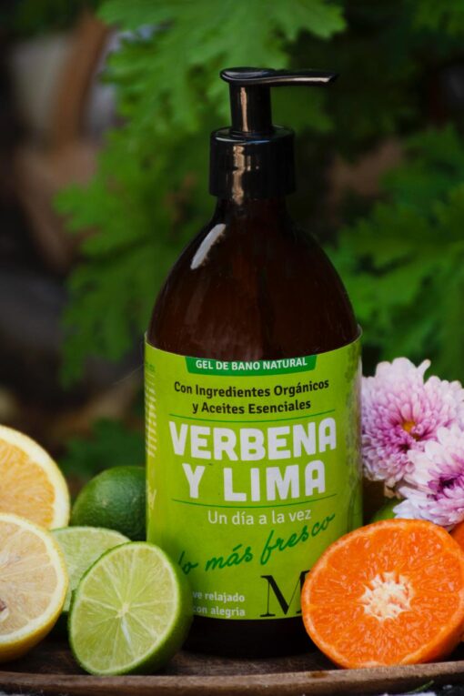 gel de baño de verbena