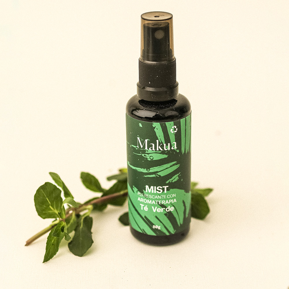 mist de té verde aromaterapia