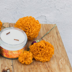 vela aromática de cempasúchil